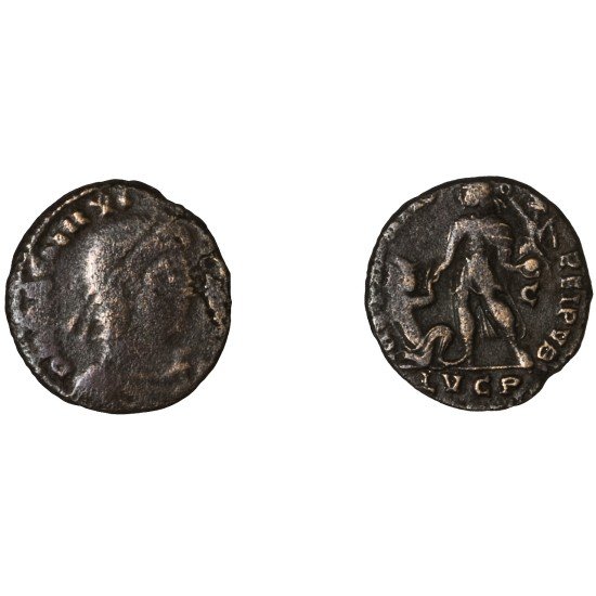Moneda Imperio Romano Maiorina Magno Máximo 383-386 d.C. Moneda Imperio Romano Maiorina Magno Máximo 383-386 d.C.