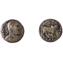 Moneda Imperio Romano Maiorina imitativa Juliano II después de 362 d.C. Moneda Imperio Romano Maiorina imitativa Juliano II después de 362 d.C.