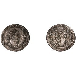 Moneda Imperio Romano Antoniniano Valeriano I 256-260 d.C. Moneda Imperio Romano Antoniniano Valeriano I 256-260 d.C.