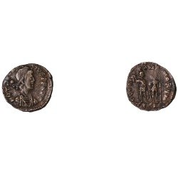 Moneda Imperio Romano Centenional Teodosio II 408-415 d.C.