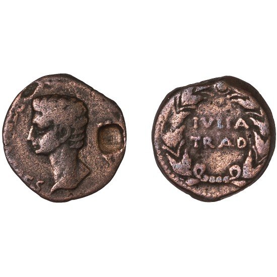 Moneda Imperio Romano As Augusto 27 a.C. – 14 d.C. Moneda Imperio Romano As Augusto 27 a.C. – 14 d.C.