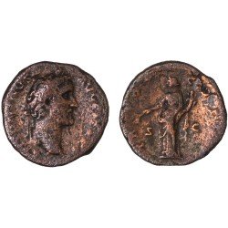 Moneda Imperio Romano As Antonino Pío 139 d.C.