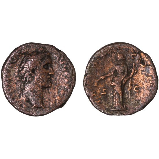 Moneda Imperio Romano As Antonino Pío 139 d.C. Moneda Imperio Romano As Antonino Pío 139 d.C.