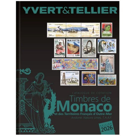 Catálogo Yvert 2026 Volumen I Bis Mónaco Territorios franceses Ultramar Catálogo Yvert 2026 Volumen I Bis Mónaco Territorios franceses Ultramar