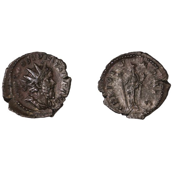 Moneda Imperio Romano Antoniniano Póstumo 264-265 d.C. Moneda Imperio Romano Antoniniano Póstumo 264-265 d.C.