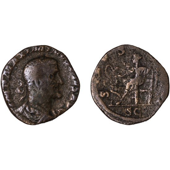 Moneda Imperio Romano Sestercio Maximino I 236 d.C. Moneda Imperio Romano Sestercio Maximino I 236 d.C.
