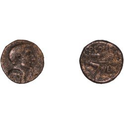 Moneda Imperio Romano Semis provincial Augusto 27 a.C. – 14 d.C. Moneda Imperio Romano Semis provincial Augusto 27 a.C. – 14 d.C.