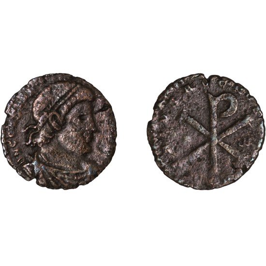 Moneda Imperio Romano Maiorina Constancio II 353 d.C. Moneda Imperio Romano Maiorina Constancio II 353 d.C.