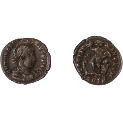 Moneda Imperio Romano Maiorina Teodosio I 383-386 d.C.