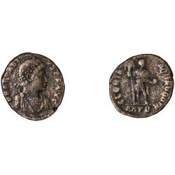 Moneda Imperio Romano Decargiro Arcadio 393-395 d.C.