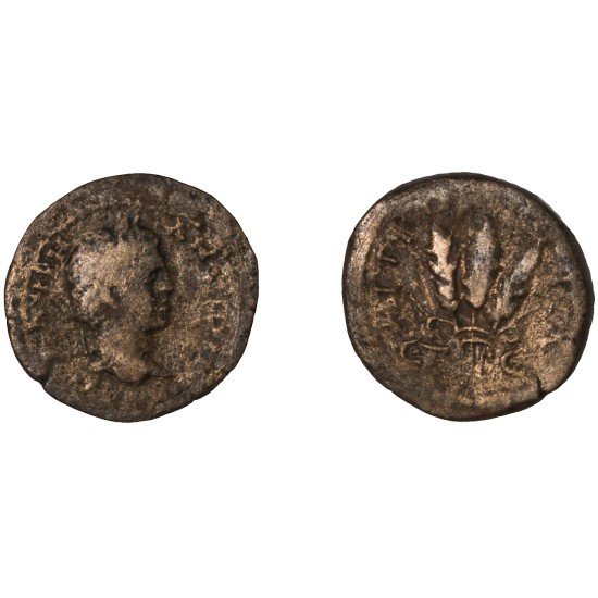 Moneda Imperio Romano Diassarion Caracalla 207 d.C.