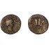 Moneda Imperio Romano Diassarion Caracalla 207 d.C.