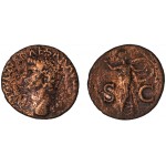 Moneda Imperio Romano As Claudio I 41-42 d.C.