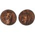 Moneda Imperio Romano As Claudio I 41-42 d.C.