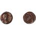 Moneda Imperio Romano Maiorina imitativa Graciano 379 d.C.