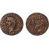 Moneda Imperio Romano Dupondio provincial Tiberio 27-28 d.C.