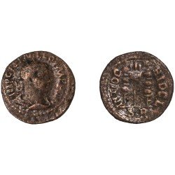Moneda Imperio Romano Dupondio provincial Valeriano I 253-260 d.C. Moneda Imperio Romano Dupondio provincial Valeriano I 253-260 d.C.
