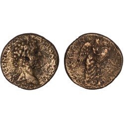 Moneda Imperio Romano Triassarion Cómodo 182-184 d.C.