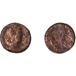 Moneda Imperio Romano Maiorina Magno Máximo 383-386 d.C.