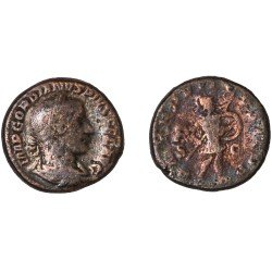 Moneda Imperio Romano As Gordiano III 244 d.C. Moneda Imperio Romano As Gordiano III 244 d.C.