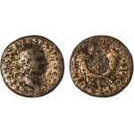 Moneda Imperio Romano Dupondio Vespasiano 74 d.C.