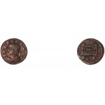 Moneda Imperio Romano ½ centenional Constantino I 330 d.C.