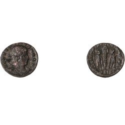Moneda Imperio Romano Centenional Delmacio 336-337 d.C.
