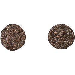 Moneda Imperio Romano Maiorina imitativa Magnencio después de 350 d.C. Moneda Imperio Romano Maiorina imitativa Magnencio después de 350 d.C.