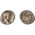 Moneda Imperio Romano Tetradracma Elagábalo 219 d.C.