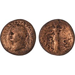 Moneda Imperio Romano As Vespasiano 77-78 d.C.