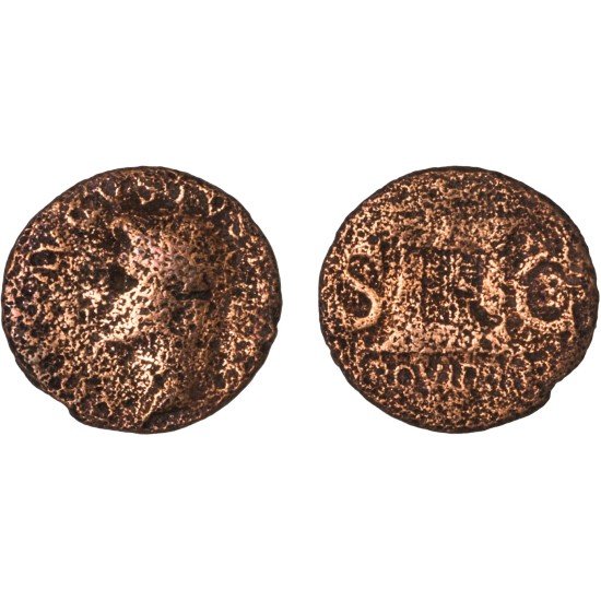 Moneda Imperio Romano As Divo Augusto 22-30 d.C.