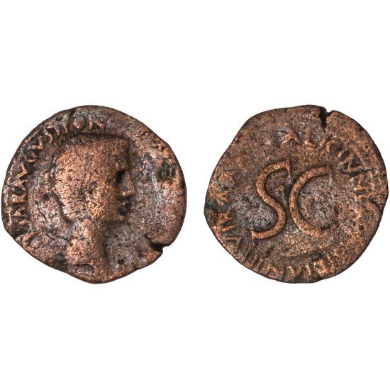 Moneda Imperio Romano As Augusto 6 a.C. Moneda Imperio Romano As Augusto 6 a.C.