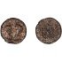 Moneda Imperio Romano Tetrassarion Severo y Caracalla 208 d.C.