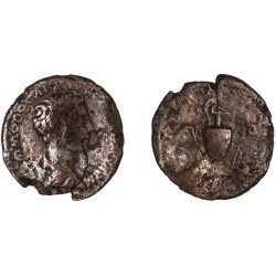 Moneda Imperio Romano As Cómodo 175-176 d.C.