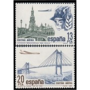 España Spain 2635/36 1981 Correo aéreo MNH