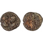 Moneda Imperio Romano Pensassarion Alejandro y Mamaea 226-227 d.C.