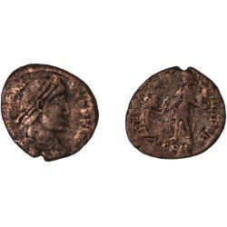 Moneda Imperio Romano Maiorina Magno Máximo 383-386 d.C.