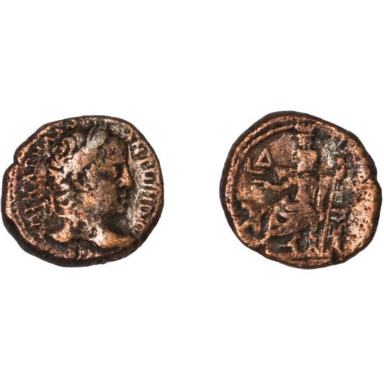 Moneda Imperio Romano Tetradracma Elagábalo 220-221 d.C.