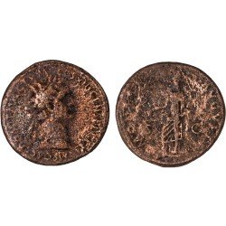 Moneda Imperio Romano As Domiciano 90-91 d.C.