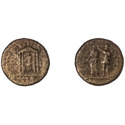 Moneda Imperio Romano Assarion Augusto 4-14 d.C. Moneda Imperio Romano Assarion Augusto 4-14 d.C.