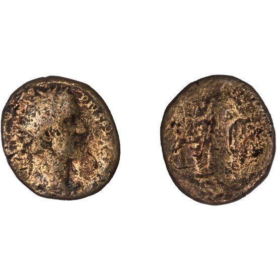 Moneda Imperio Romano Dupondio Antonino Pío 144-147 d.C. Moneda Imperio Romano Dupondio Antonino Pío 144-147 d.C.