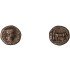 Moneda Imperio Romano Hemiassarion Tiberio 14-37 d.C.