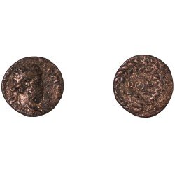 Moneda Imperio Romano Assarion Cómodo 181-182 d.C.