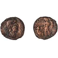 Moneda Imperio Romano Maiorina Magno Máximo 383-386 d.C.