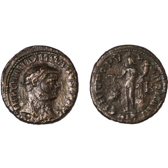 Moneda Imperio Romano Follis Maximiano 295-296 d.C. Moneda Imperio Romano Follis Maximiano 295-296 d.C.