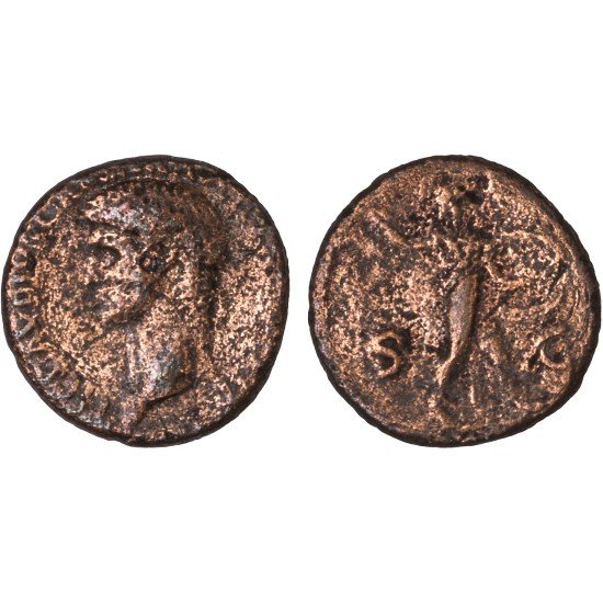 Moneda Imperio Romano As Claudio I 41-42 d.C. Moneda Imperio Romano As Claudio I 41-42 d.C.