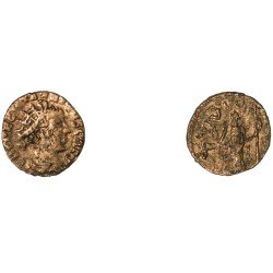 Moneda Imperio Romano Antoniniano Tétrico II después de 272 d.C. Moneda Imperio Romano Antoniniano Tétrico II después de 272 d.C.