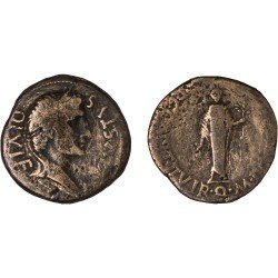 Moneda Imperio Romano As Augusto 27 a.C. – 14 d.C. Moneda Imperio Romano As Augusto 27 a.C. – 14 d.C.