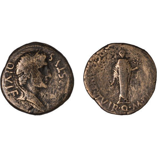 Moneda Imperio Romano As Augusto 27 a.C. – 14 d.C. Moneda Imperio Romano As Augusto 27 a.C. – 14 d.C.