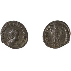 Moneda Imperio Romano Decargiro Honorio 393-395 d.C.